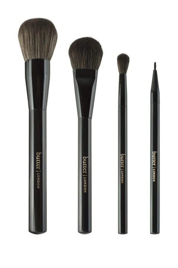 Posh 4-Piece Makeup Brush Set