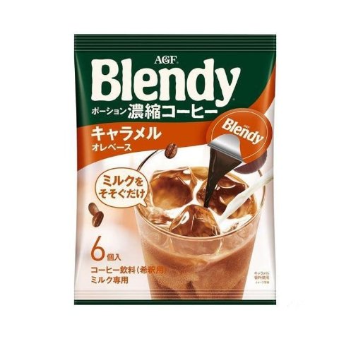 AGF Blendy 浓缩胶囊咖啡 焦糖拿铁 6枚