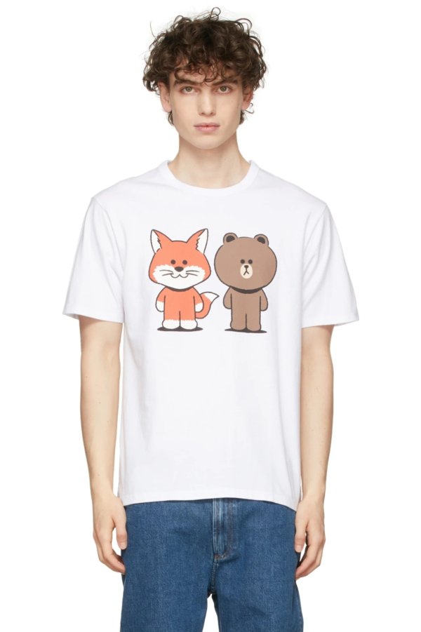 狐狸x熊熊T恤