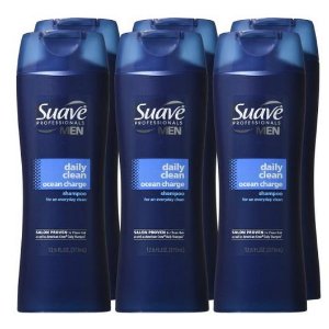6瓶 Suave Professionals 男士洗发水
