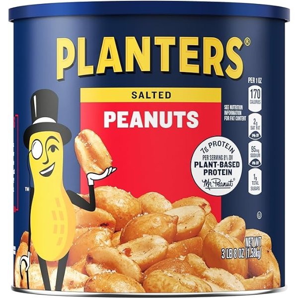 Salted Peanuts (56 oz Jar)