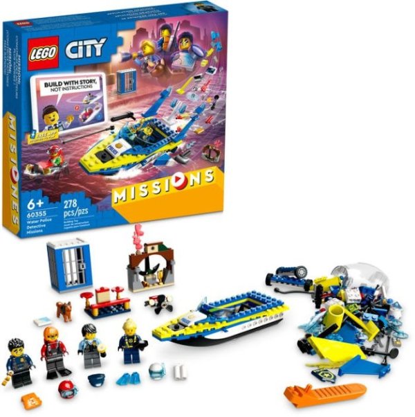 LEGO City Missions Water Police Detective Missions 60355