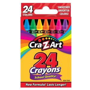 彩色蜡笔 24支