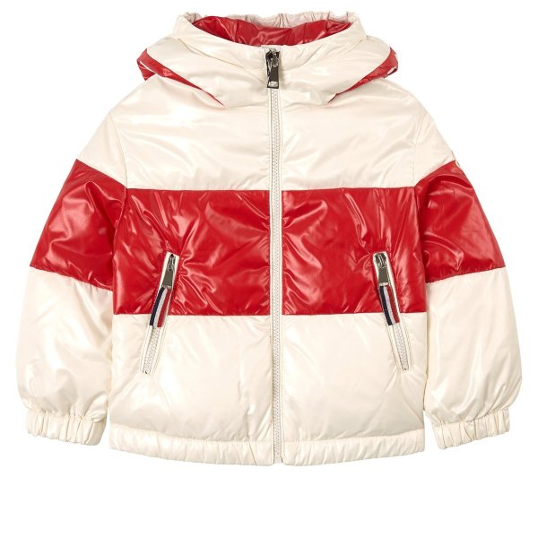 White/Red Galene Giubbotto Padded Jacket | AlexandAlexa