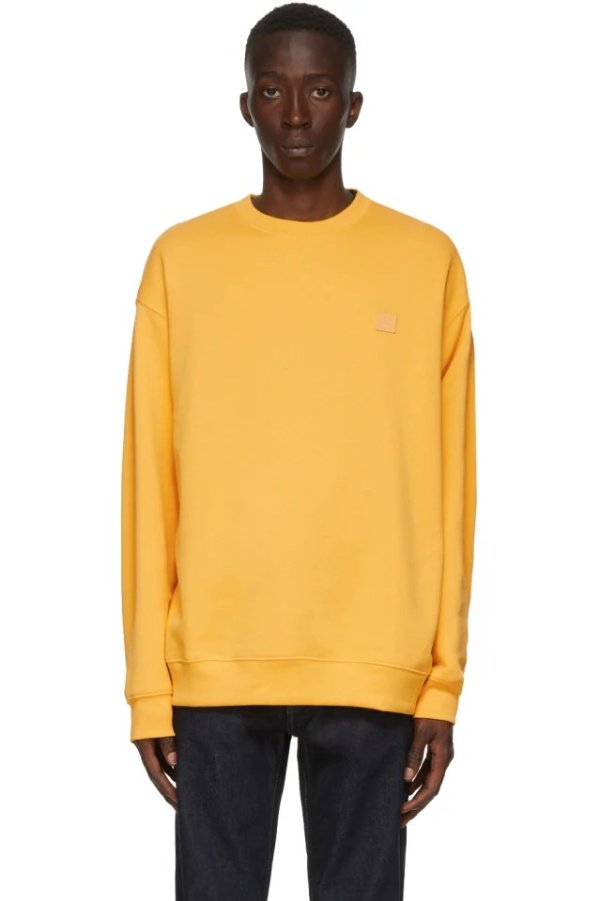Yellow Oversized Sweatshirt