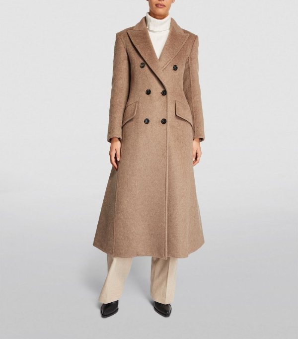 Cashmere-Wool Agar Coat