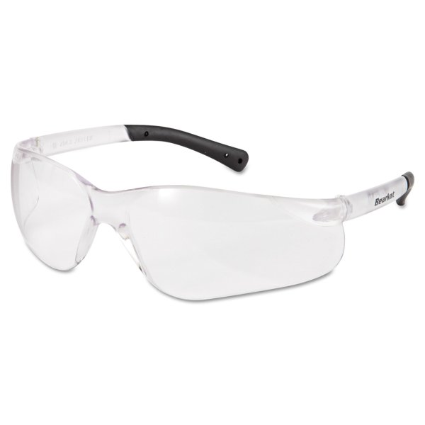 BearKat Safety Glasses, Frost Frame, Clear Lens -CRWBK110AFBX