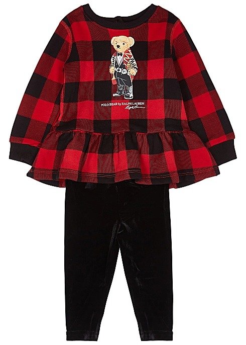 Holiday Heritage checked top and leggings set