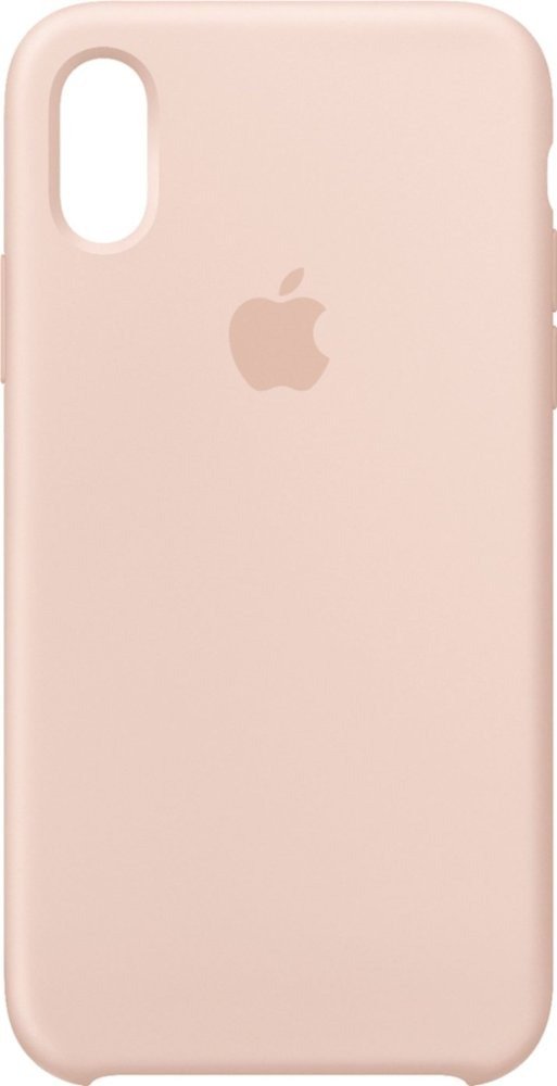 iPhone XS 硅胶保护壳 粉色