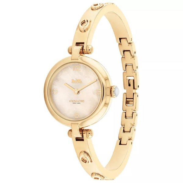 Women's Cary Gold-tone Bangle Bracelet Watch 26mm