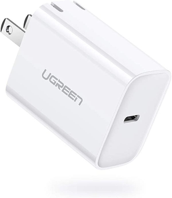 USB C Charger 18W PD 3.0 Type C Wall Charger Power Delivery with Foldable Plug for iPhone 11 Pro Max Xs Max XR X 8 Plus, iPad Pro, Google Pixel, Samsung Galaxy S10+ S9+, LG V50 5G G8 ThinQ