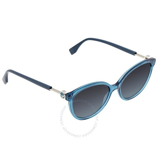 Grey Azure Cat Eye Ladies Sunglasses FF 0373/S 0ZI9 57