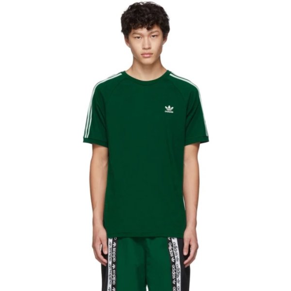 Originals - Green 3-Stripe T-Shirt