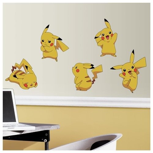 Pokemon Pikachu Peel And Stick Wall Decals