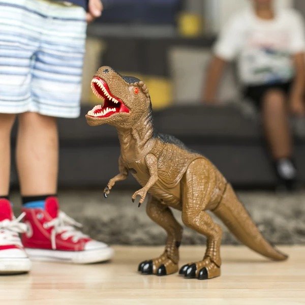 21in Walking Tyrannosaurus Rex Dinosaur Toy - Brown
