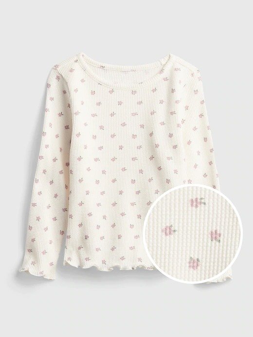 Toddler Waffle-Knit Print T-Shirt