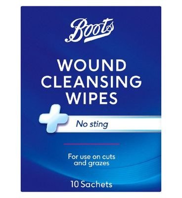 清洁伤口湿巾 - 10 Sachets