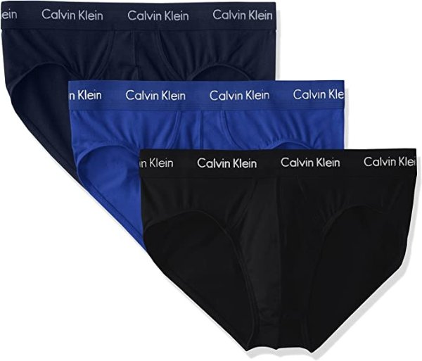 Underwear Men's Cotton Stretch Hip Briefs Pack of 3