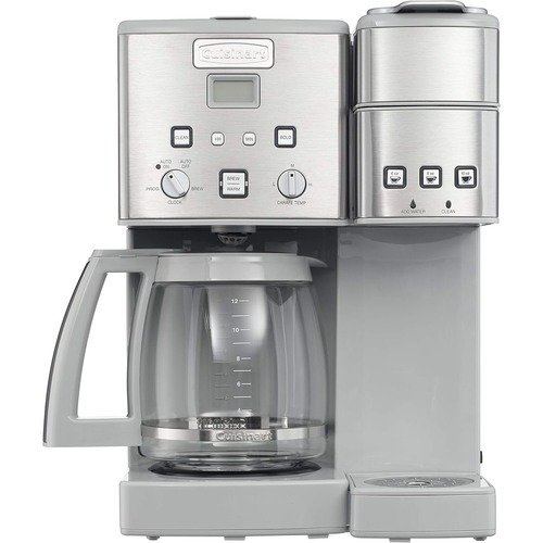 Coffee Center 12-Cup Coffeemaker and Single-Serve Brewer, Light Grey