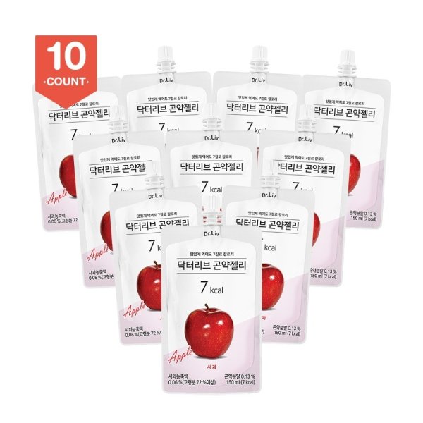Dr. Liv Konjac Drink Apple Flavor Low Calories Drink 150g x10 Packs