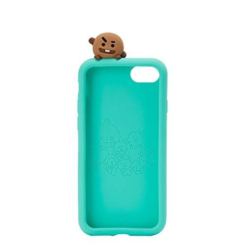 Official Merchandise by Line Friends - SHOOKY Character Silicone Case Compatible for iPhone 8