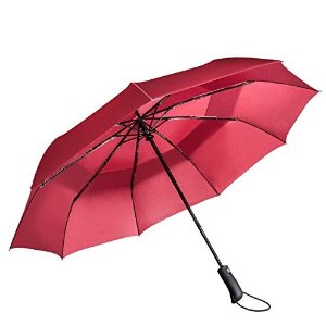 Vanwalk Double Canopy Windproof Folding Umbrella - Auto Open Close - 9 Ribs - 45in- VANWALK Golf Travel Umbrella