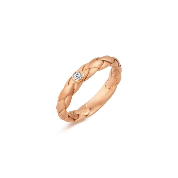 18K Rose Gold Diamond Ring | Chow Sang Sang Jewellery