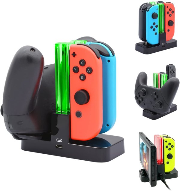 FastSnail Controller Charger Compatible with Nintendo Switch