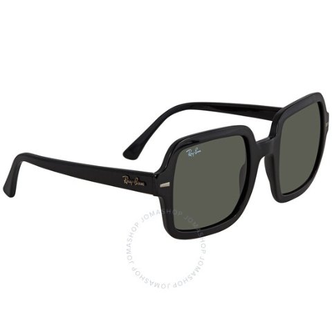 Ray-BanGreen Classic G-15 Square Ladies Sunglasses RB2188 901/31 53