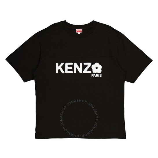 Men's Black Boke Flower 2.0 Oversize T-Shirt