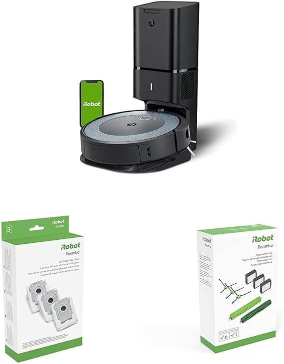 Roomba i4+ w/ 3PK Bags and Replen Kit for Hard Floor