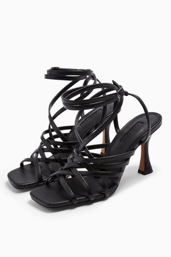 RHAPSODY Leather Strappy Sandals