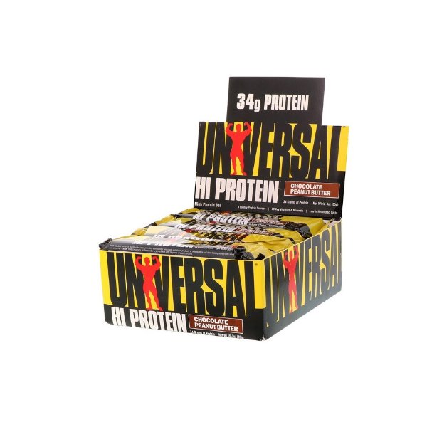 Universal Nutrition, 高蛋白质能量棒16个