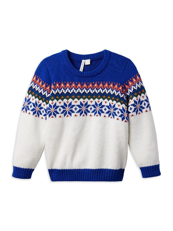 Little Boy's & Boy's Multicolored Fair Isle Sweater