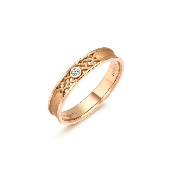 18K Rose Gold Diamond Ring | Chow Sang Sang Jewellery eShop