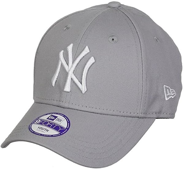 NY 灰/白标棒球帽