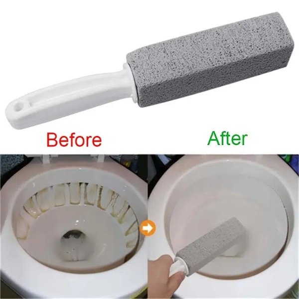 Long handled Pumice Toilet Brush Household Toilet Brush - Temu