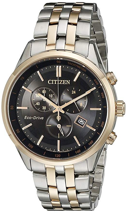 Men's Eco-Drive Chronograph Watch with Date, AT2146-59E
