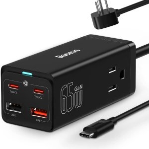 Baseus PowerCombo 65W 6-in-1 Powerful USB C Charger