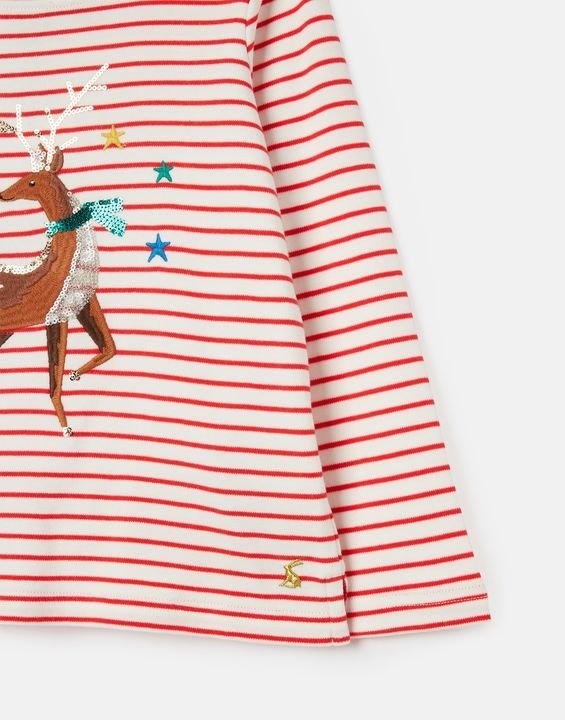 Harbour Luxe Long Sleeve Stripe & Artwork T-Shirt 4-12 Years