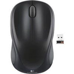 Logitech - M317 Wireless Optical Mouse - Black