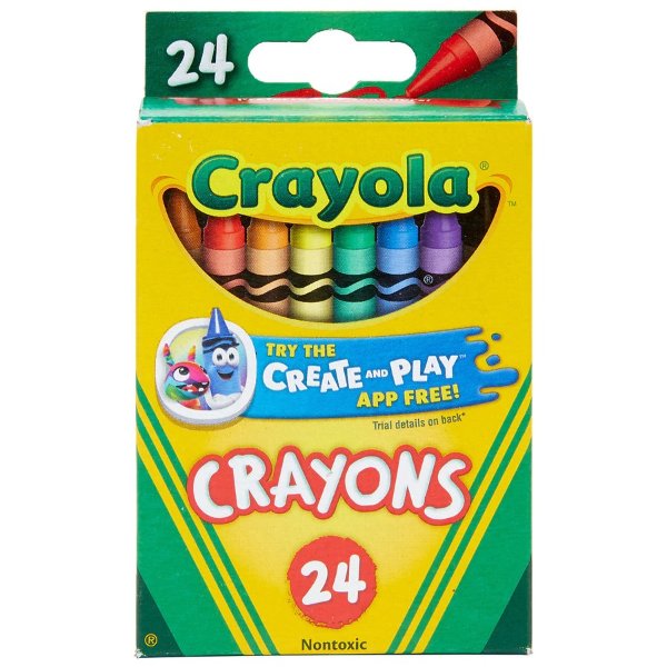 彩色蜡笔 24支