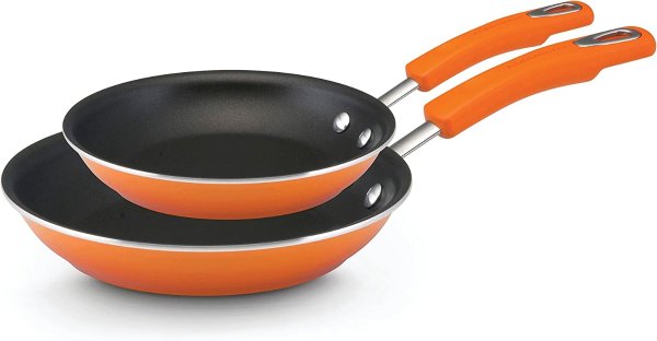 Brights Nonstick Frying Pan Set / Fry Pan Set / Skillet Set - 9.25 Inch and 11 Inch