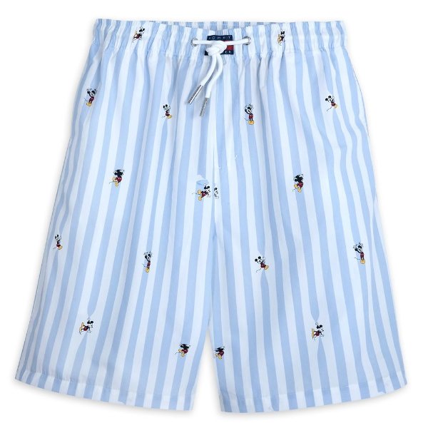 Mickey Mouse Striped Shorts for Adults by Tommy Hilfiger – Disney100 | shopDisney