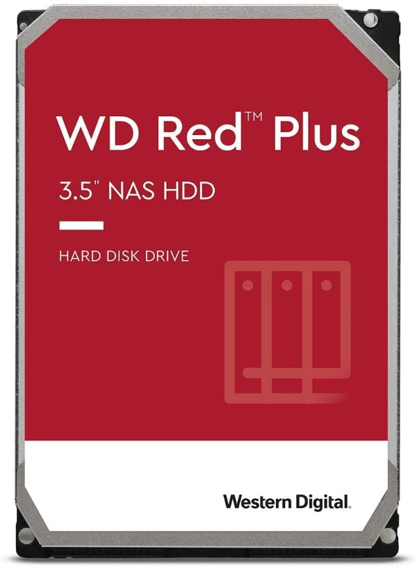 12TB Red Plus NAS 3.5" 内置硬盘 7200转 512MB缓存