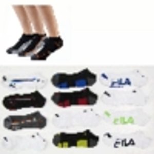 Mens Fila Low Cut Dry Fit Socks（12-Pack）