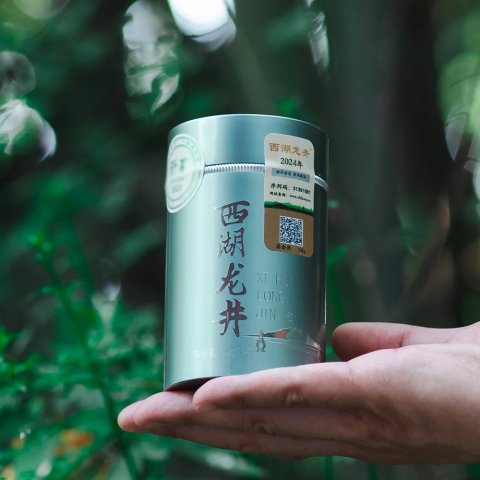 特级西湖龙井绿茶50g罐装·2024新茶