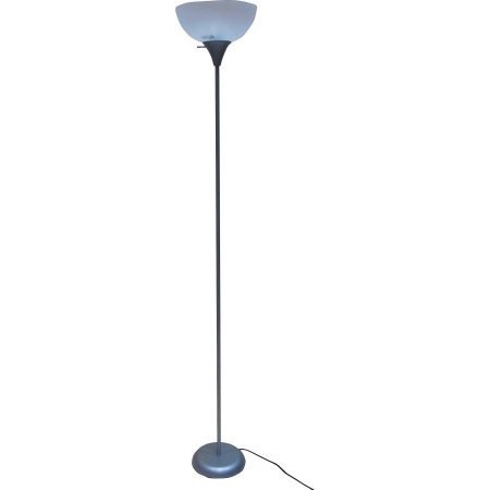 71" Floor Lamp, Silver