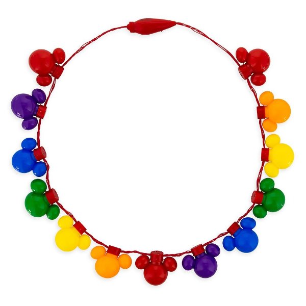 Rainbow Disney Collection Mickey Mouse Light-Up Necklace – 2020 | shopDisney