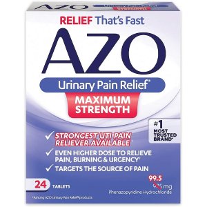 AZO 女性健康产品 关爱泌尿系统健康 收缓解尿痛片、感染试纸